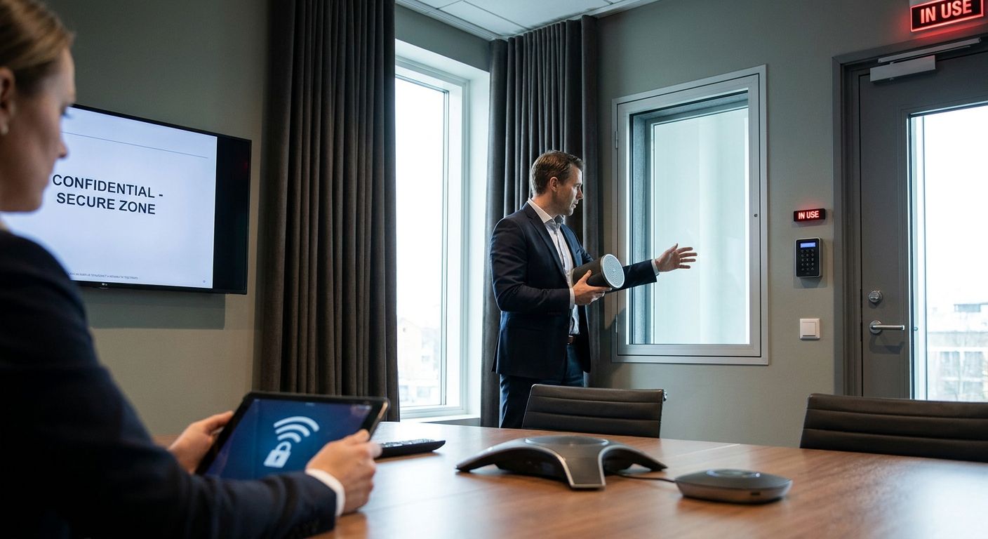 How to secure a conference room from corporate espionage