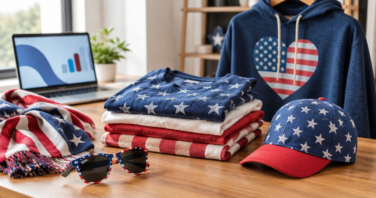 Average patriotic apparel prices by category 2026