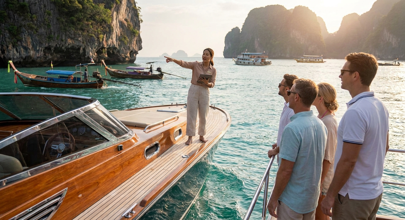 Boat tours from Phuket for travel agents