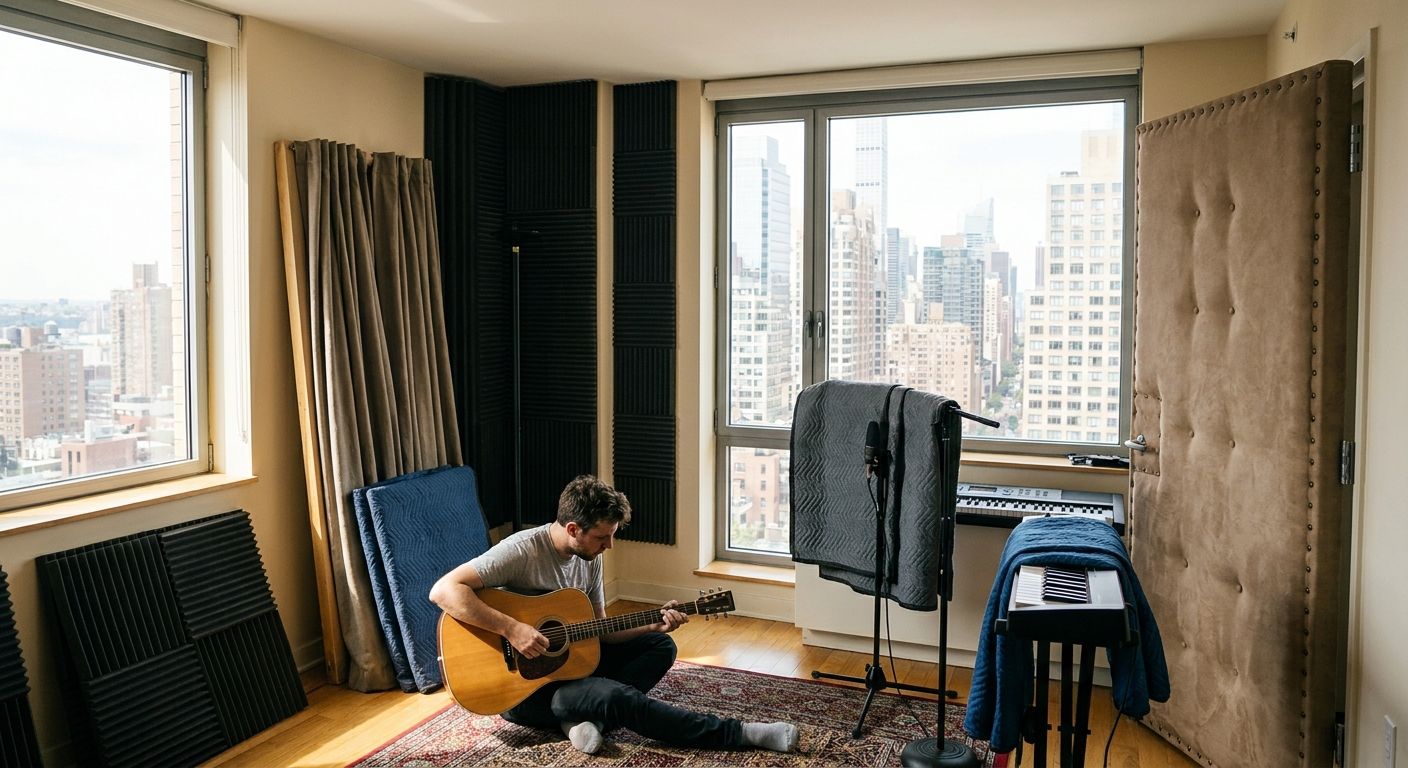 How to soundproof a high rise apartment for music practice