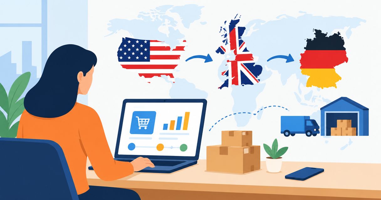 Amazon US to UK and Germany: complete 2026 marketplace workflow