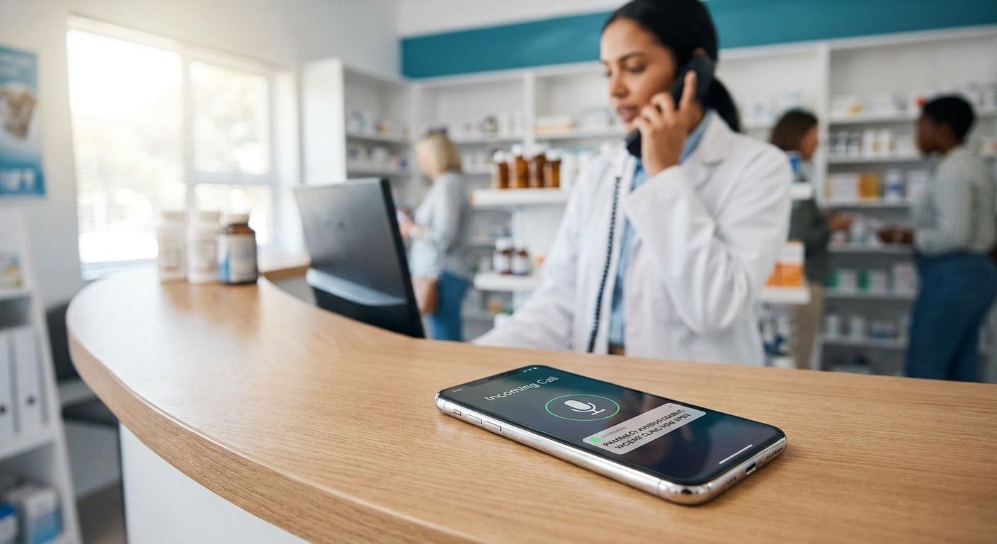 Phone announcements for pharmacies