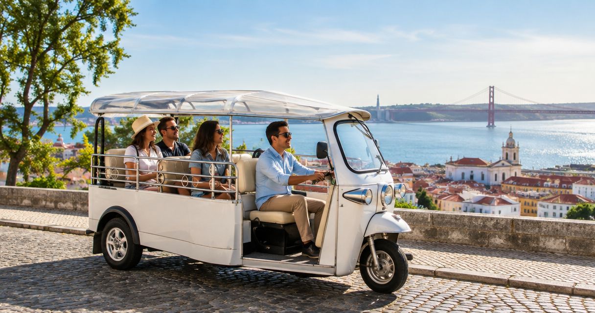 How to customise a private tuk tuk tour in Lisbon