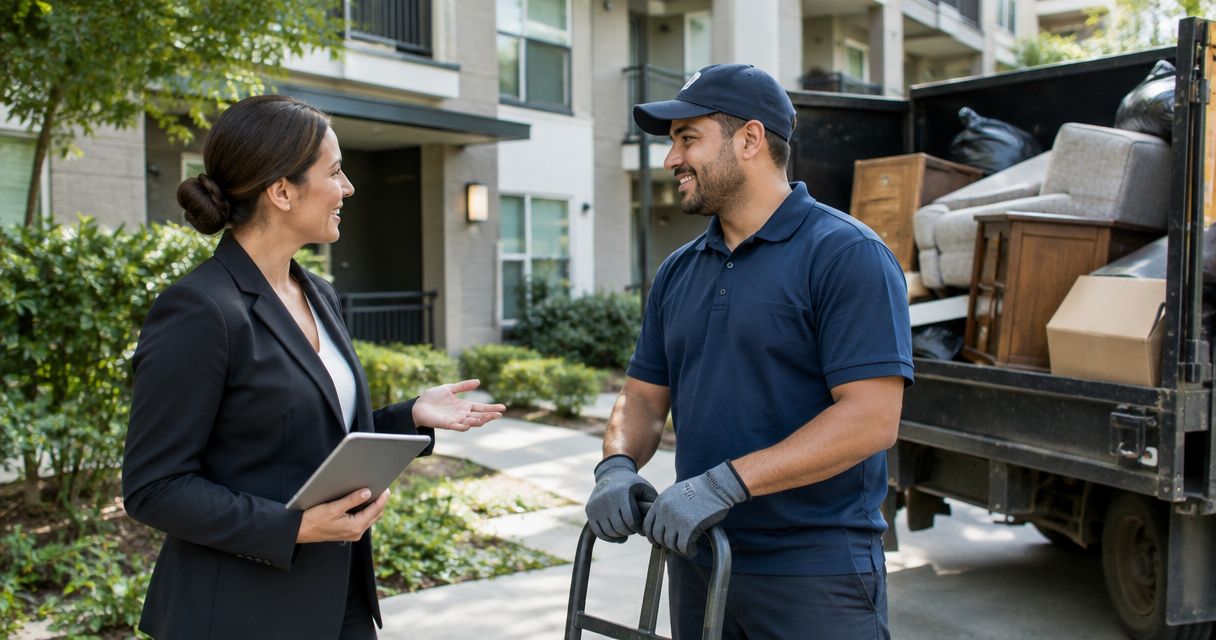Do property managers get discounts on recurring junk removal service?