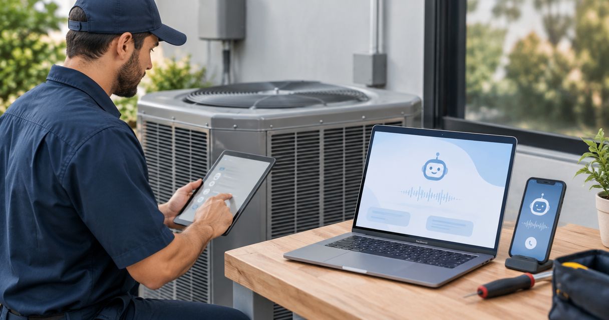 How long does it take to set up AI answering for HVAC?