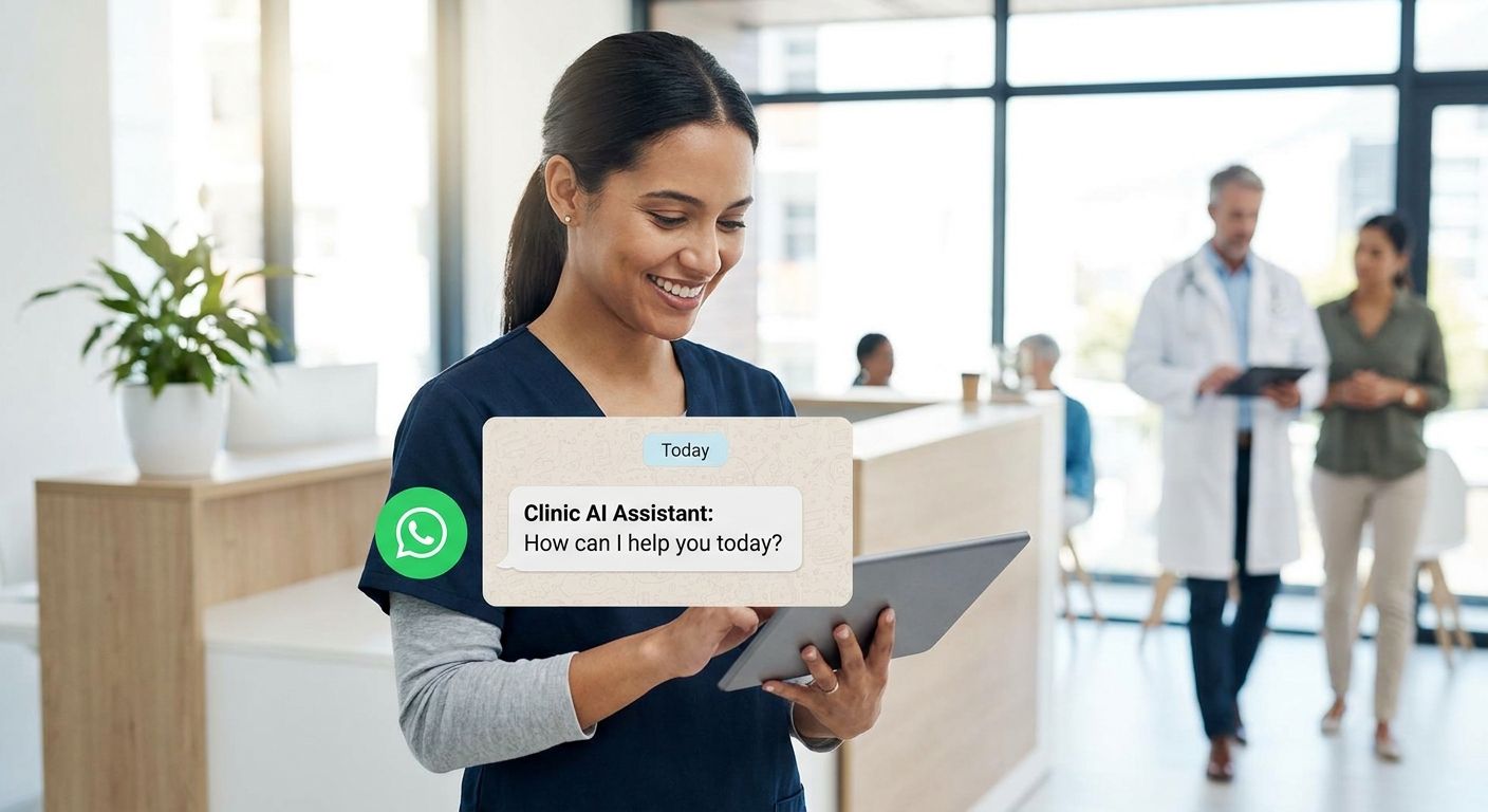 WhatsApp AI agent for healthcare clinics
