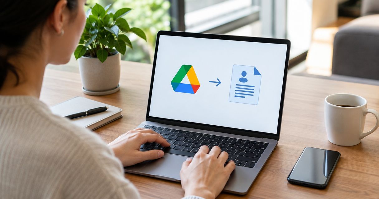 How to connect Google Drive to AmazApply for résumé versions