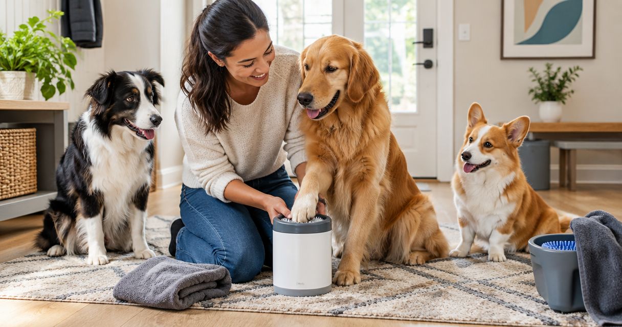 Best dog paw cleaners for multi-dog households in 2026