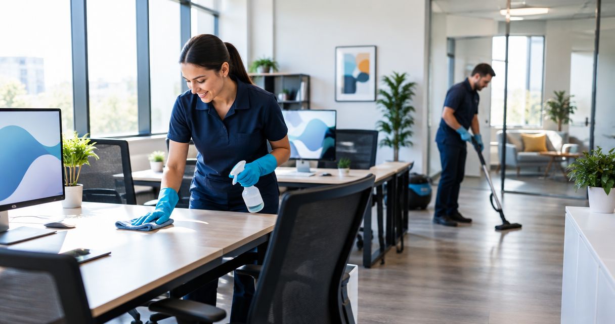 How long does an office cleaning take for a small business?