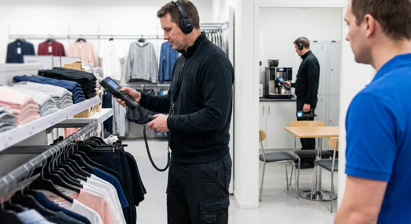 Bug sweep services for retail stores and break rooms