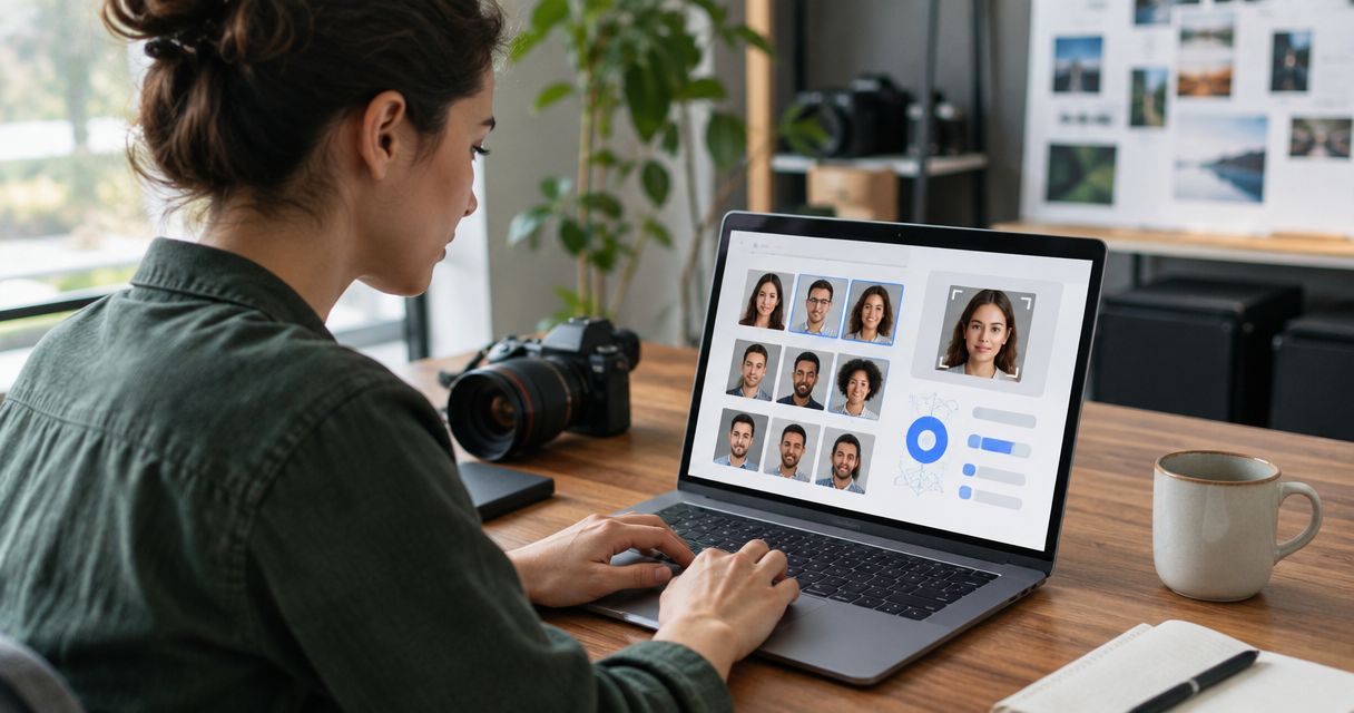 Is there a reliable free AI face search tool for photographers?
