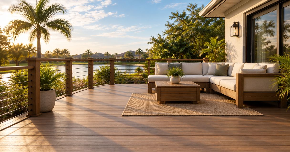 How should you choose decking materials for an Orlando home?