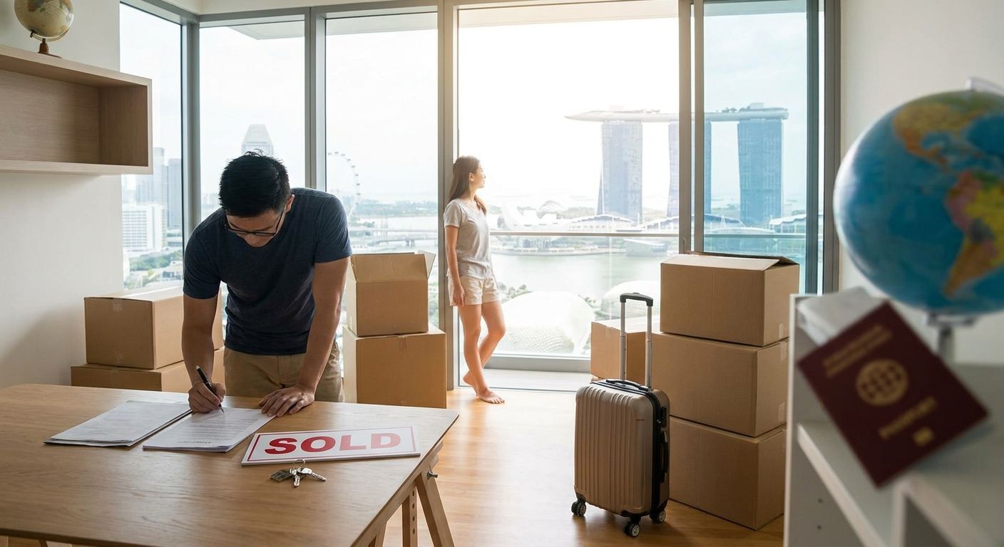 How to sell property in Singapore before relocating overseas