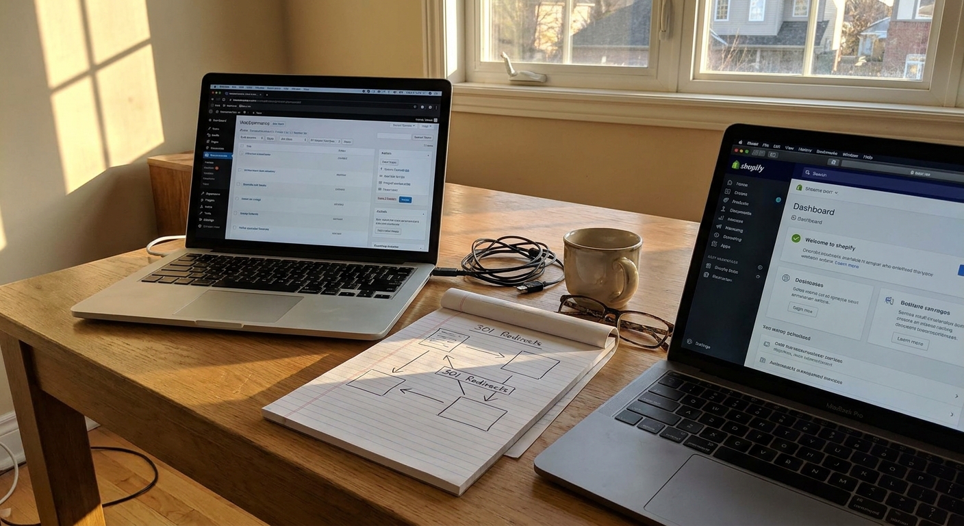 How to set up 301 redirects when migrating WooCommerce to Shopify