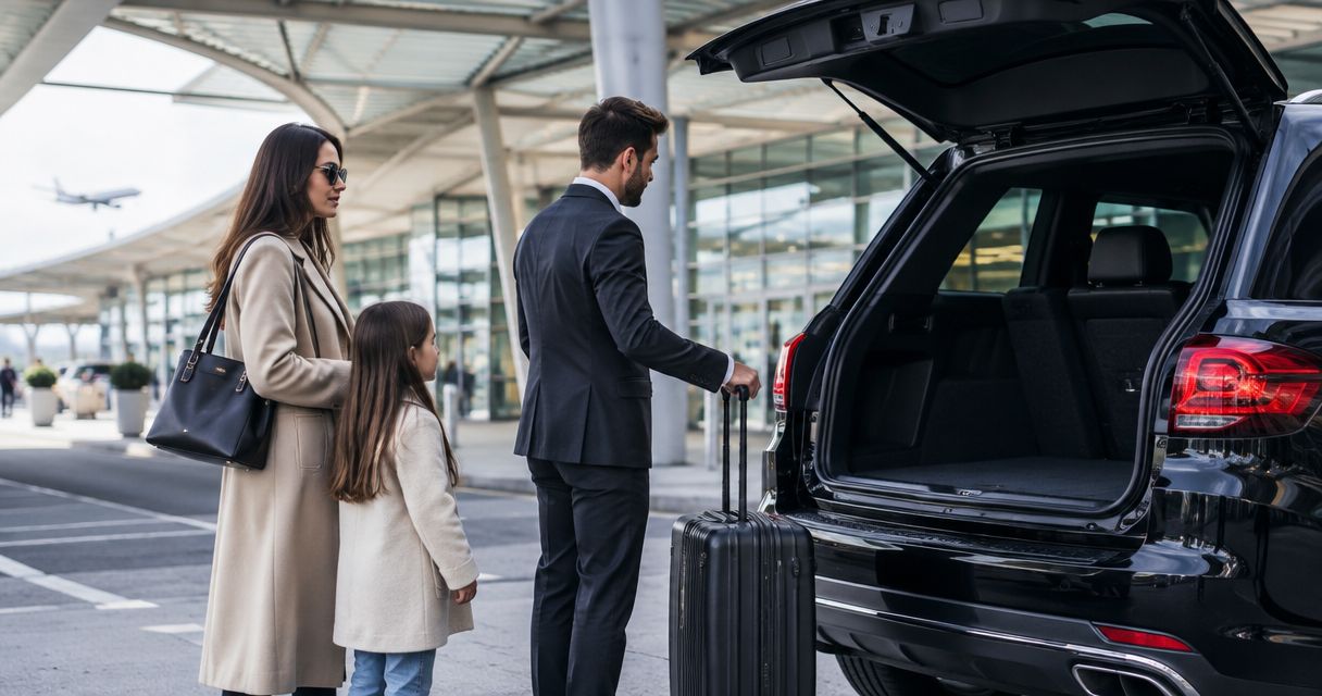 How do you choose the right car size for an airport transfer?
