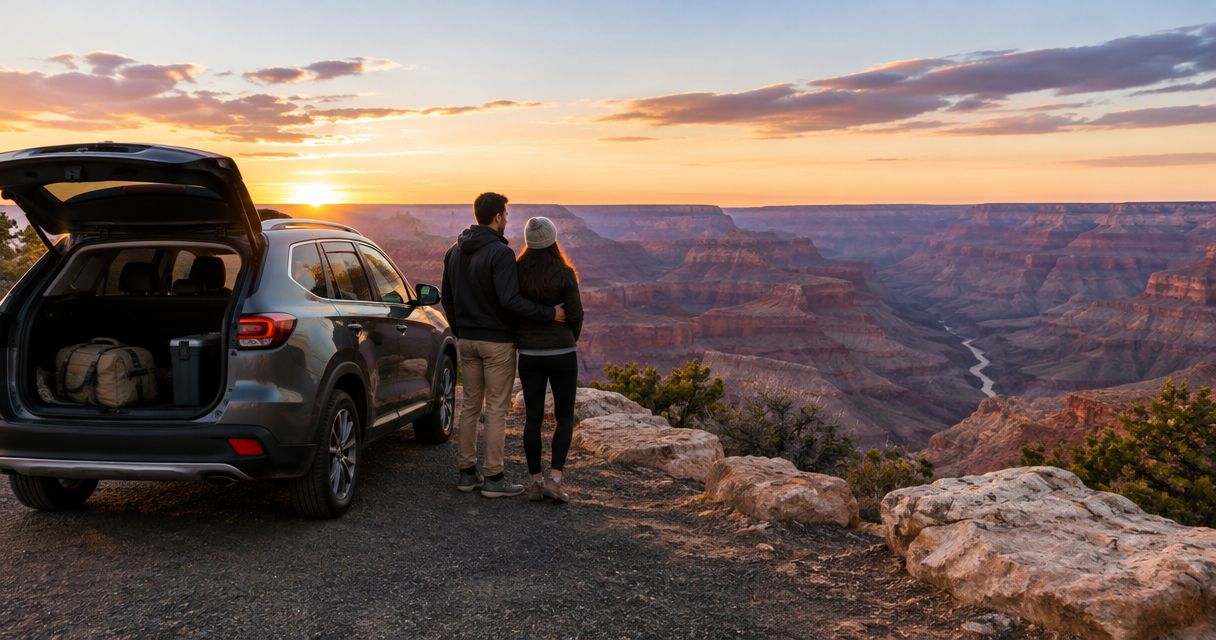Best cars to rent for a Grand Canyon road trip from Las Vegas 2026