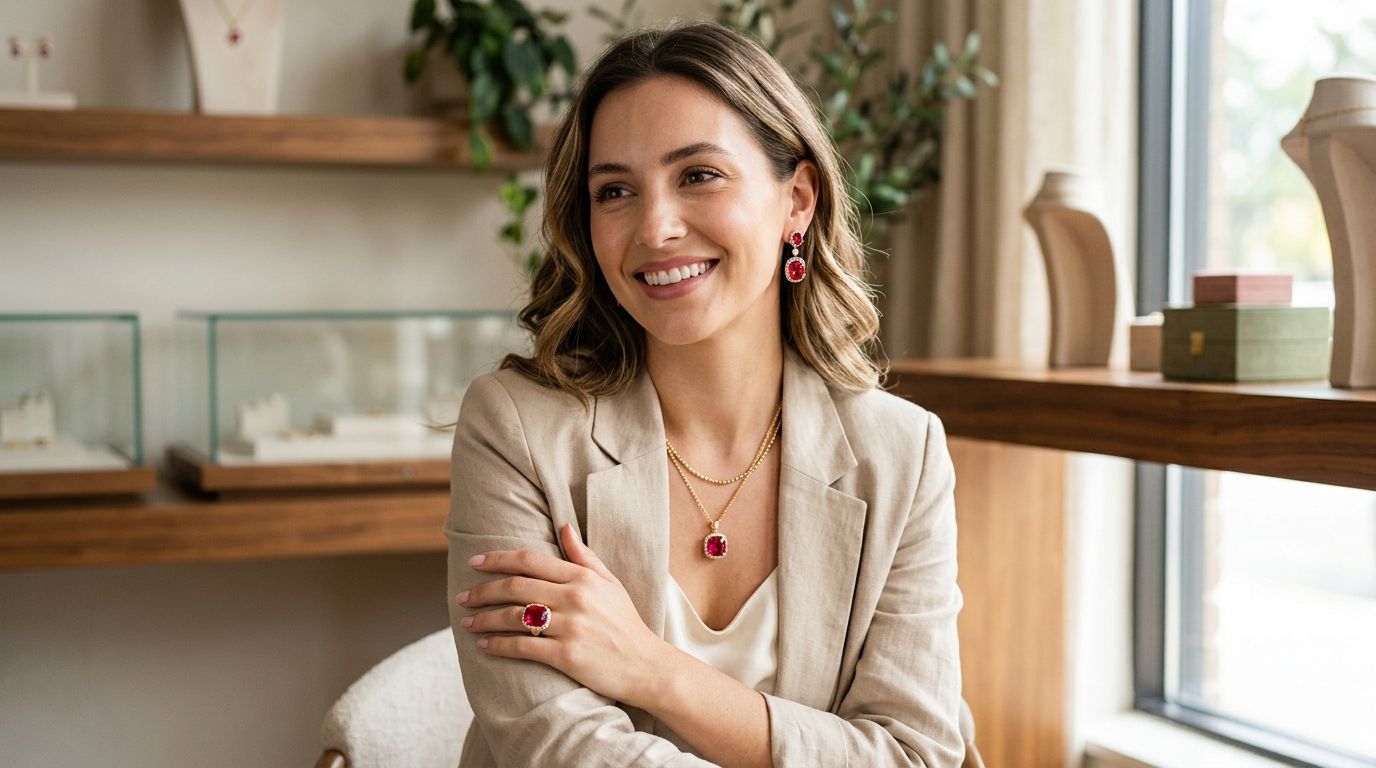 Spinel jewelry for ruby alternative buyers