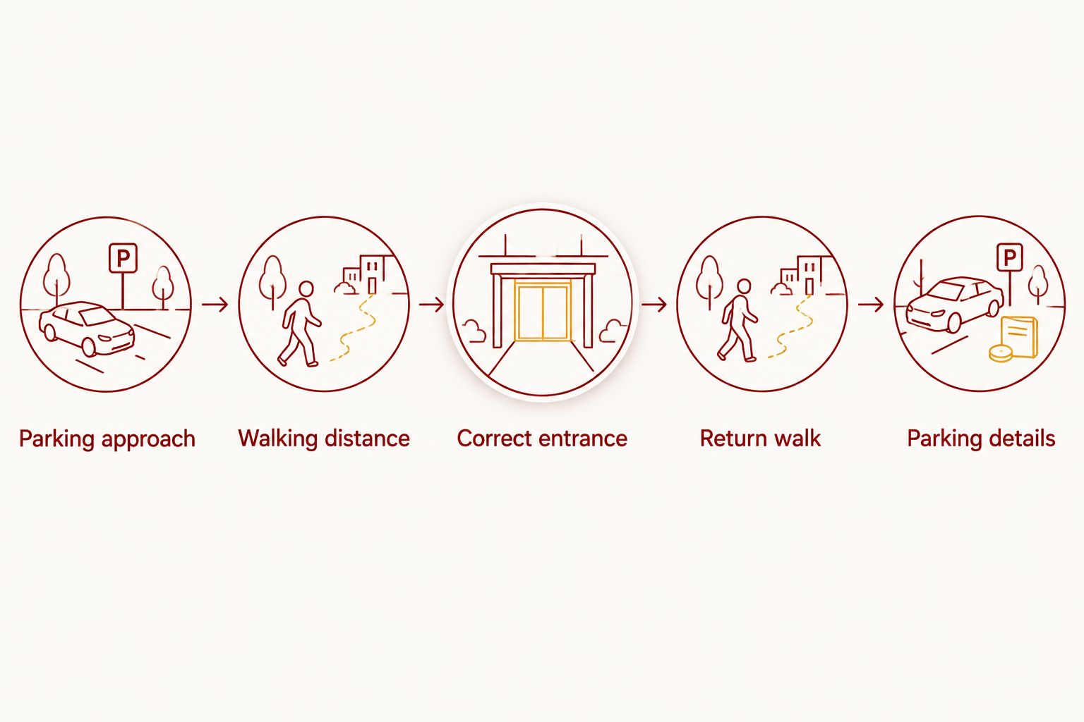 Steps for choosing IU night-game parking and planning the return walk