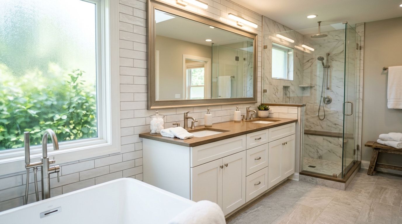 Primary bathroom remodeling for Central Iowa homeowners