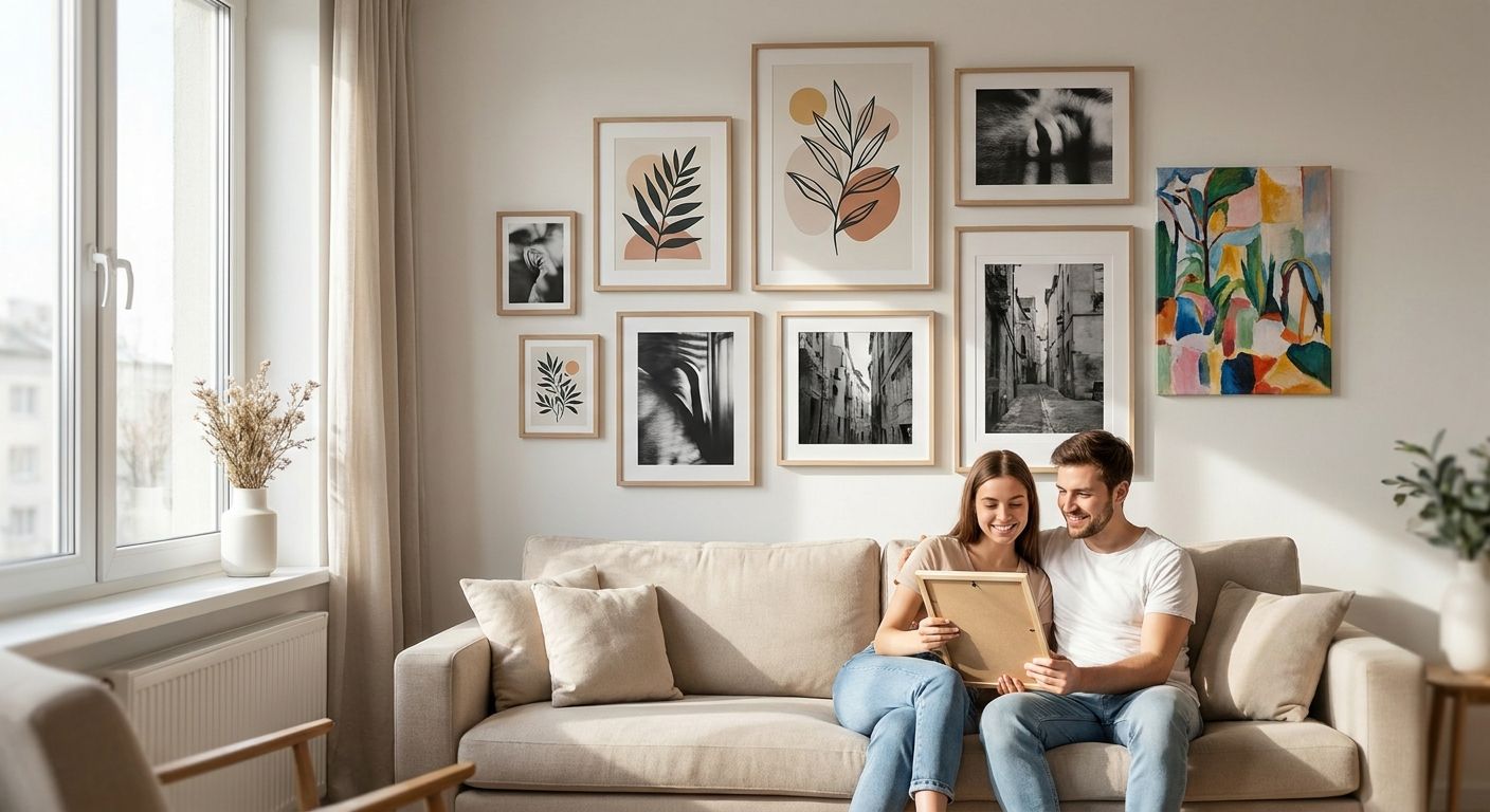 Wall art for first home buyers