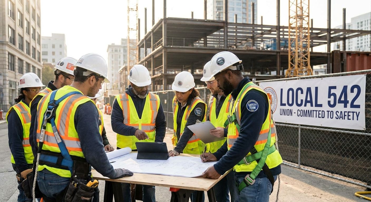 Safety staffing for union construction projects