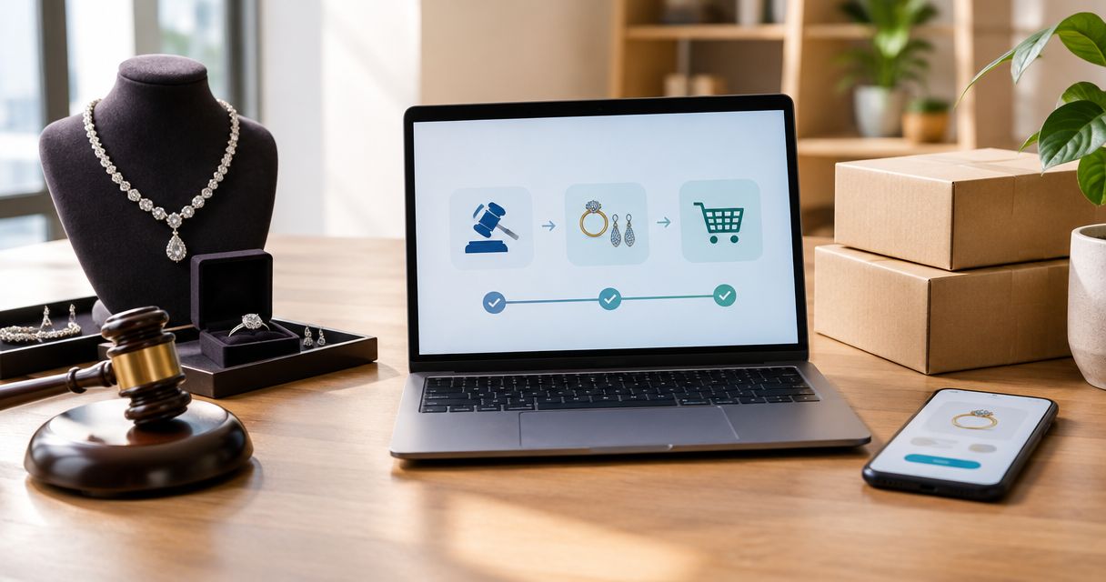 Jewelry auction wins to Shopify inventory: complete 2026 workflow