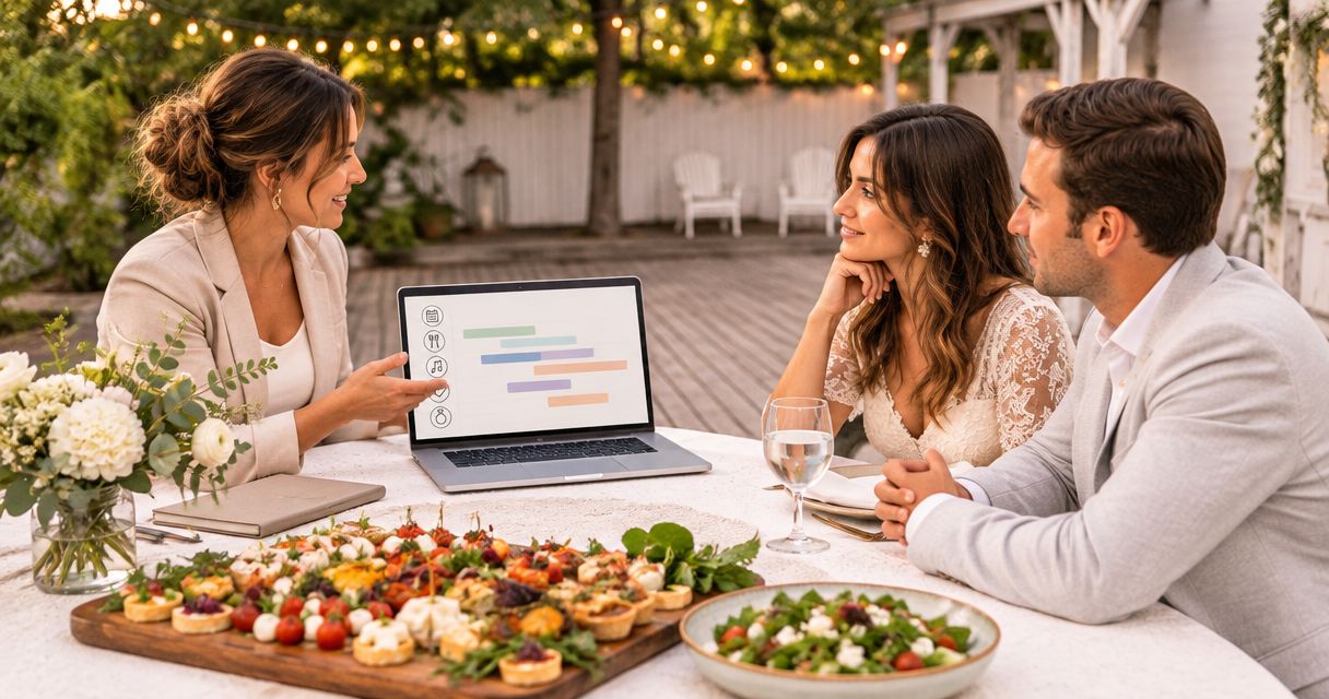 Connecting your wedding planner's timeline to Gabbeys catering