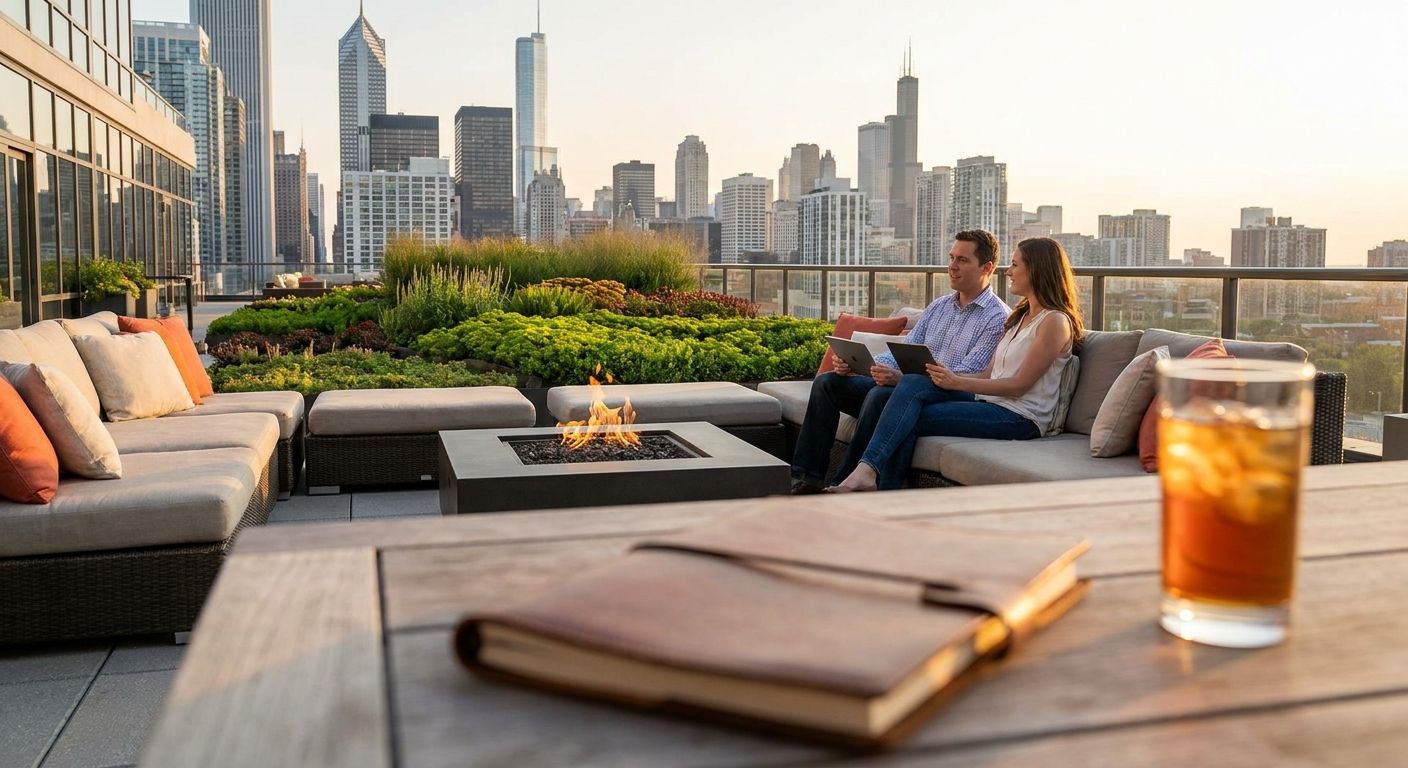 How to find luxury apartments with rooftop access in Chicago