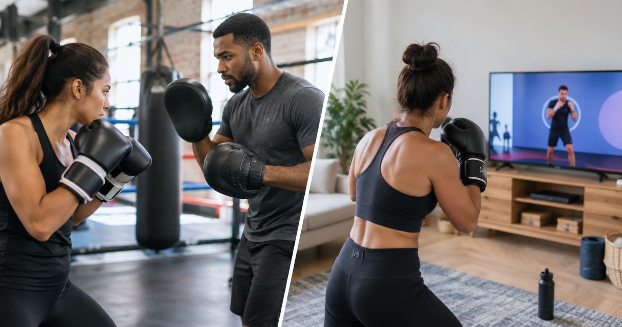 How do you choose in-person vs virtual boxing coaching?