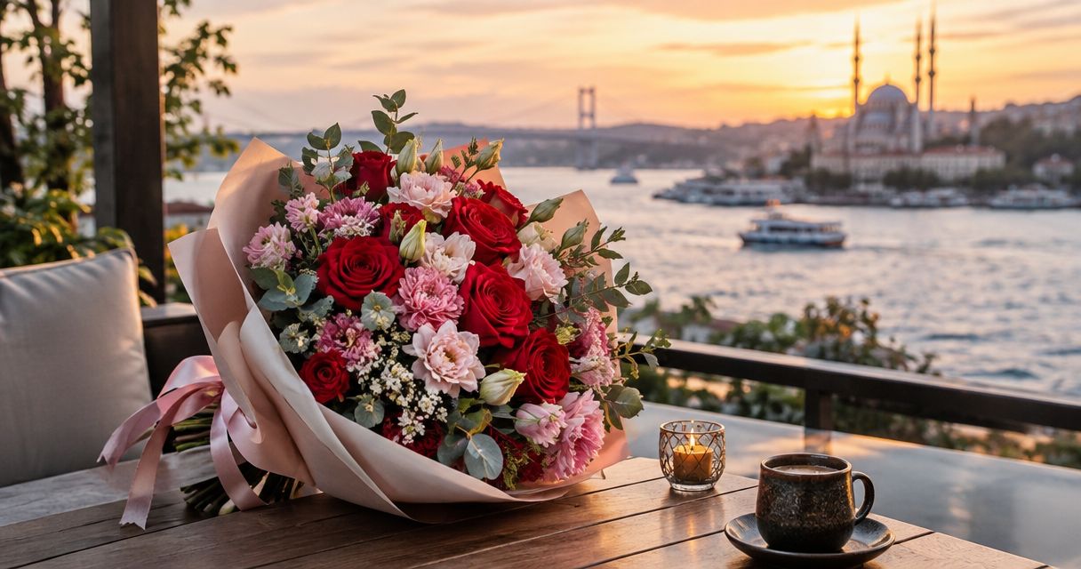Best anniversary flower bouquets to order in Istanbul 2026