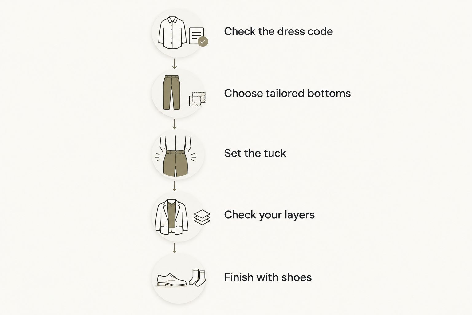 Five steps for putting together a chambray shirt outfit for the office
