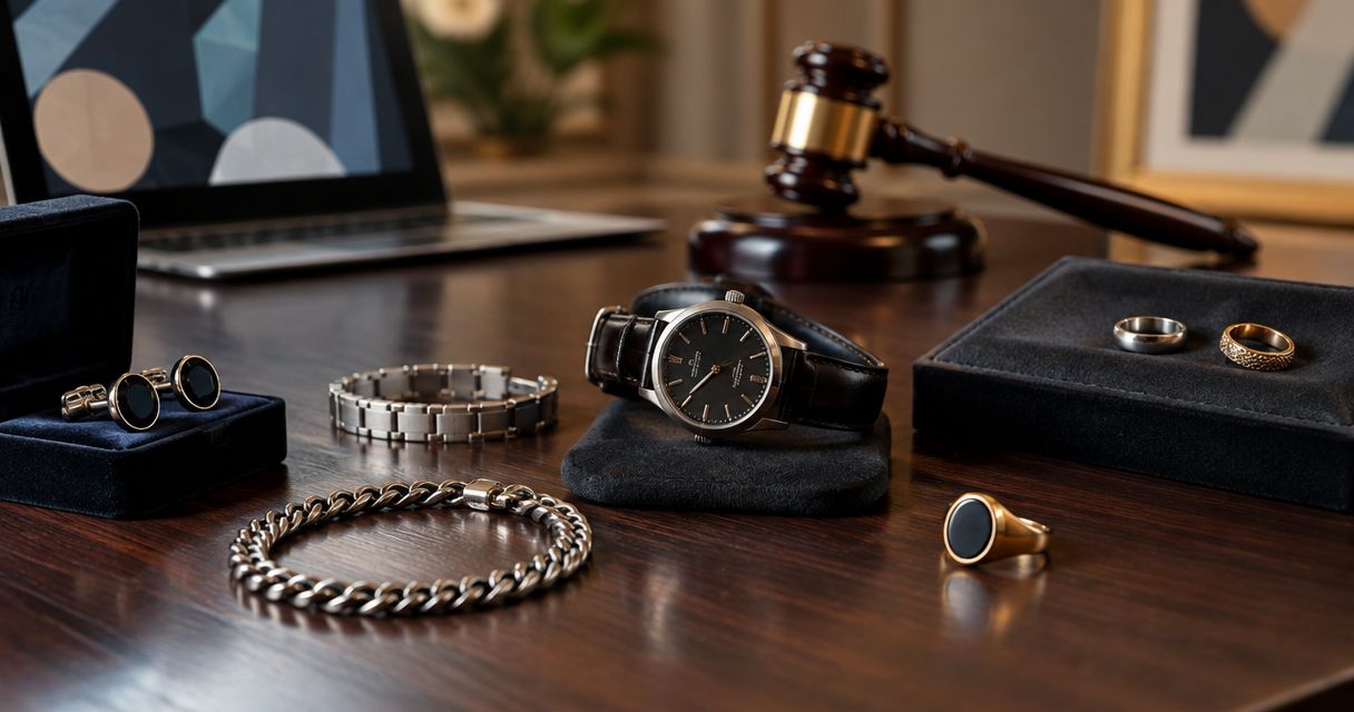Best auctions for men's jewelry