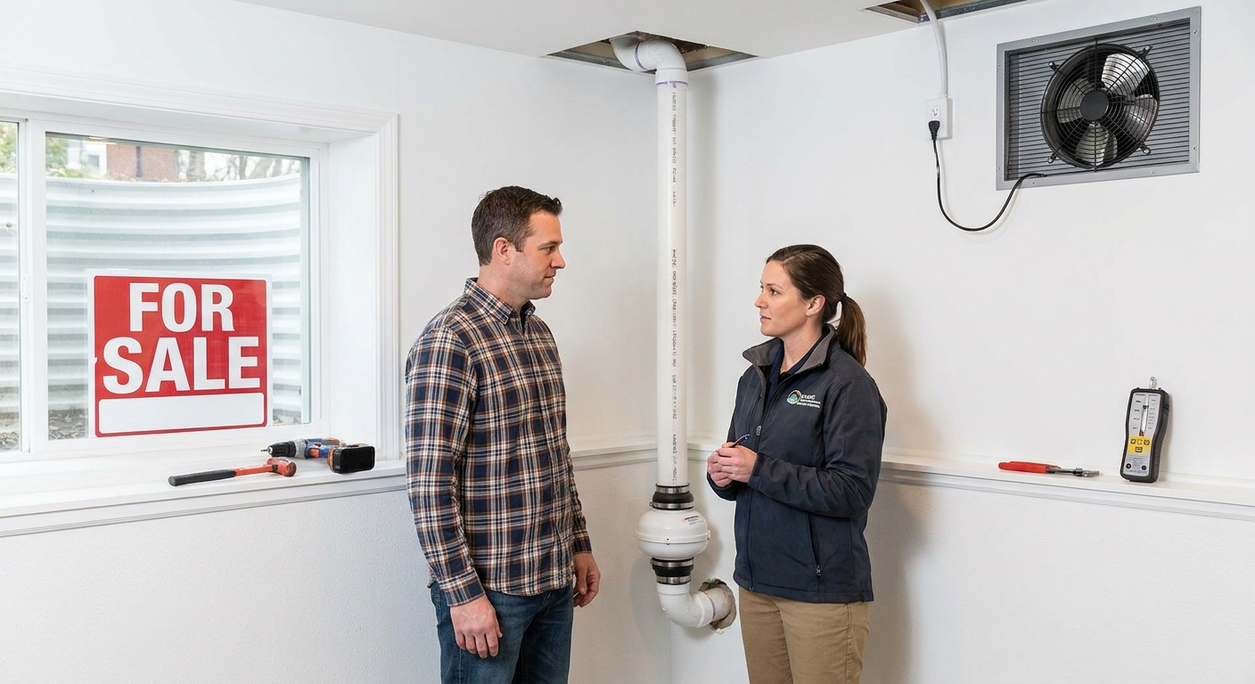 Radon mitigation for home sellers before listing