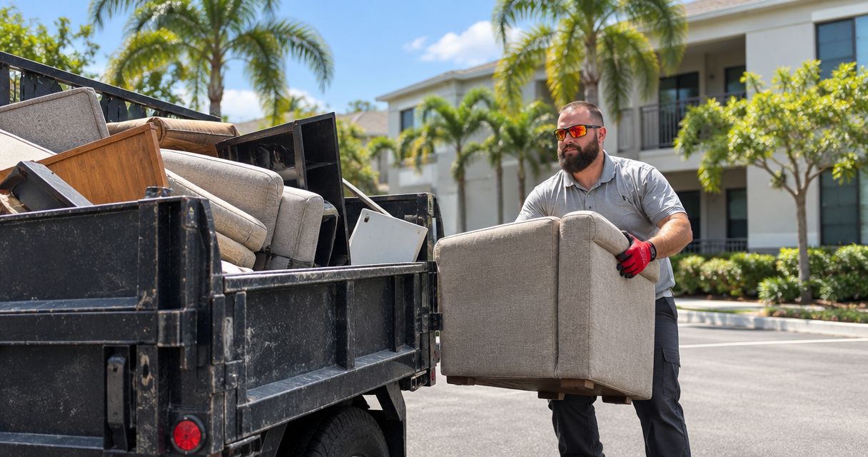 Junk removal in Bradenton for property managers