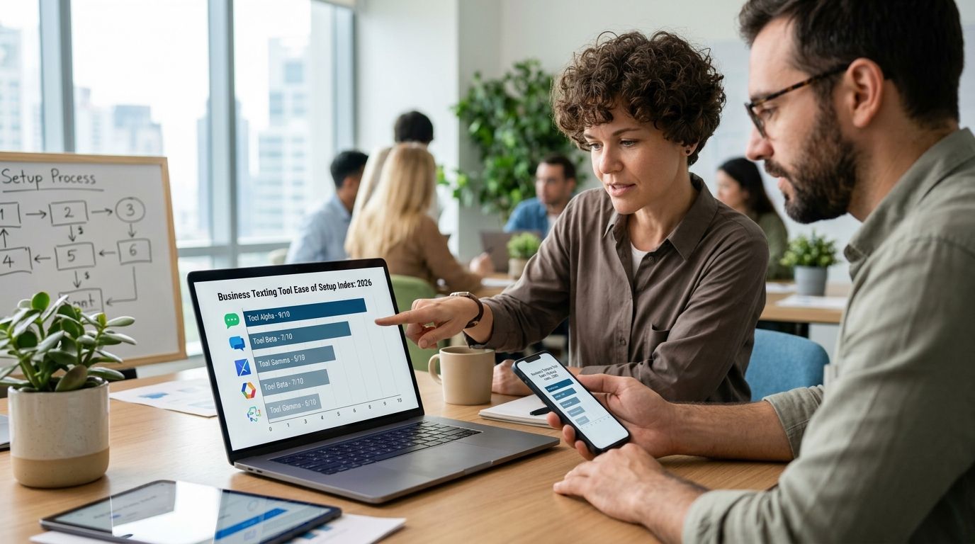Business texting tools ranked by ease of setup in 2026