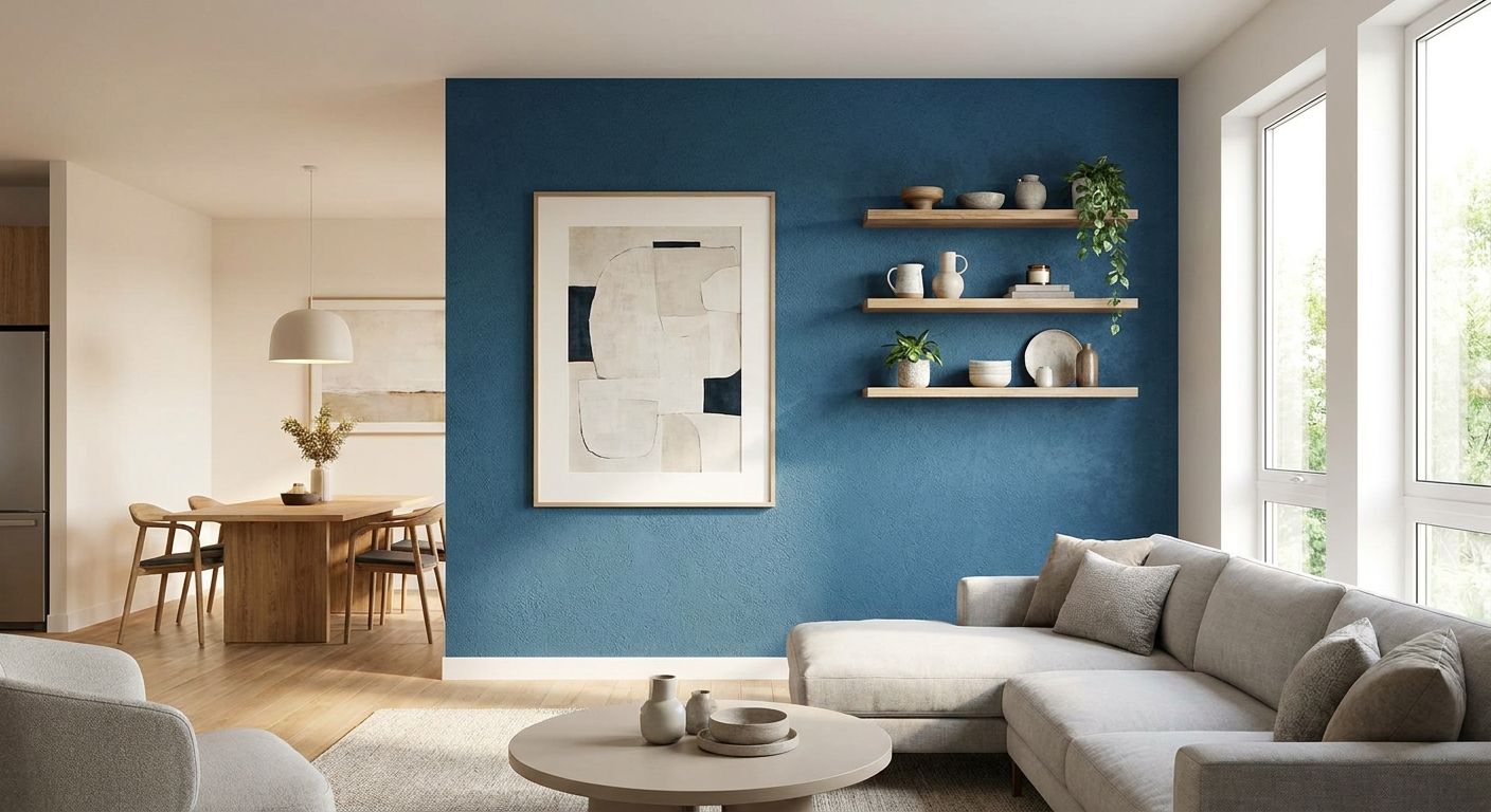 How to create a focal point wall in an open-plan home
