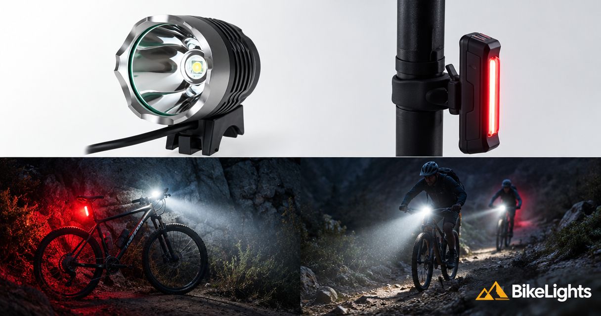 Why do my bike lights flicker on rough trails?