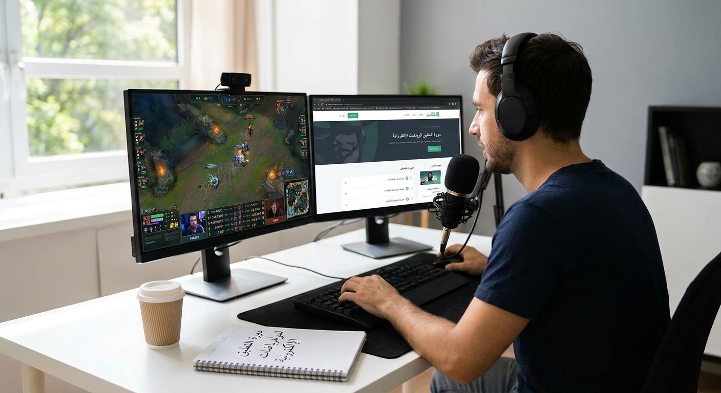 Best Arabic course for commentators covering Arabic esports