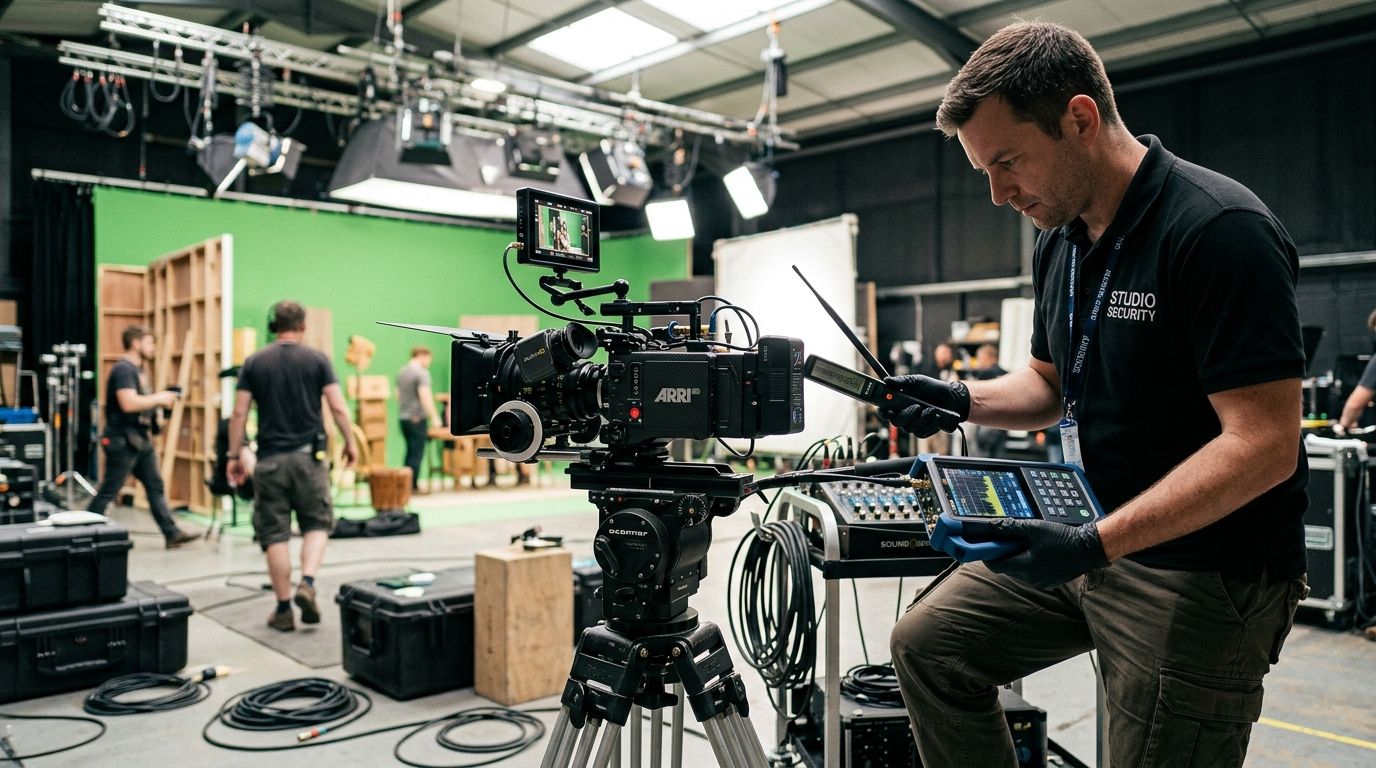Bug sweep services for photography and film studios