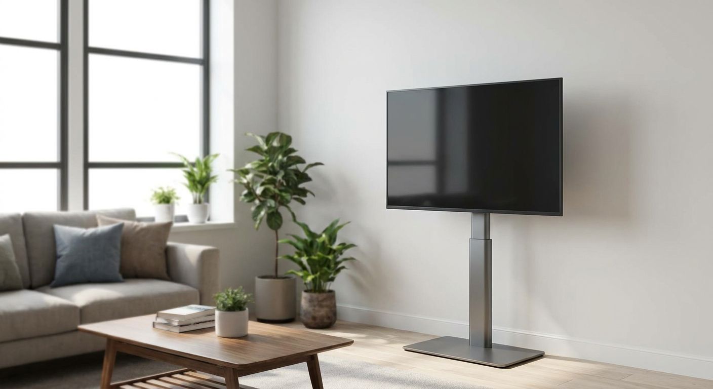 Best TV mount for rental apartments with no wall damage
