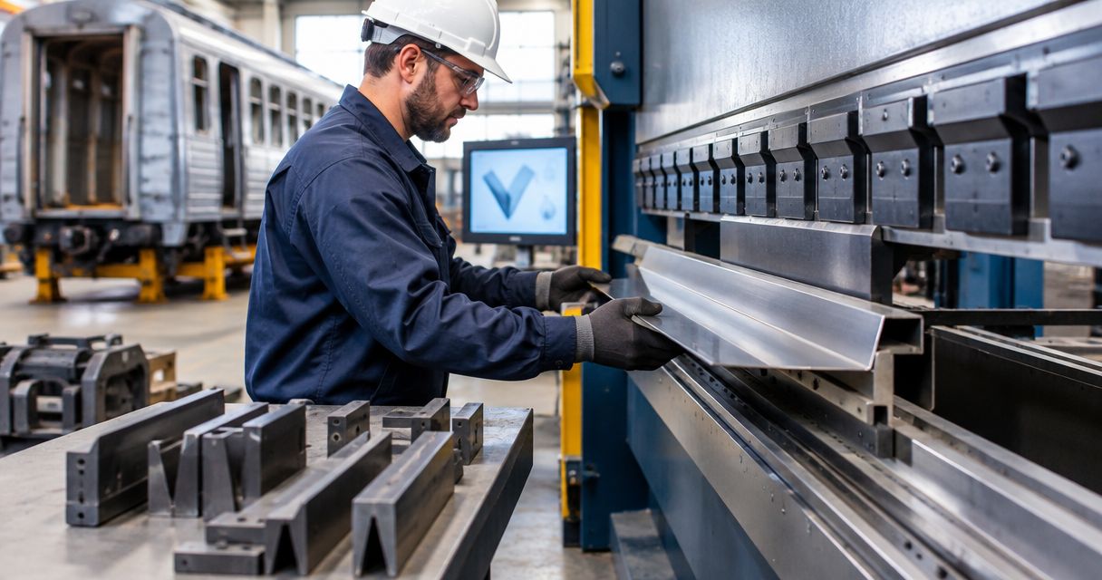 Press brake tooling for railcar fabricators: complete 2026 guide