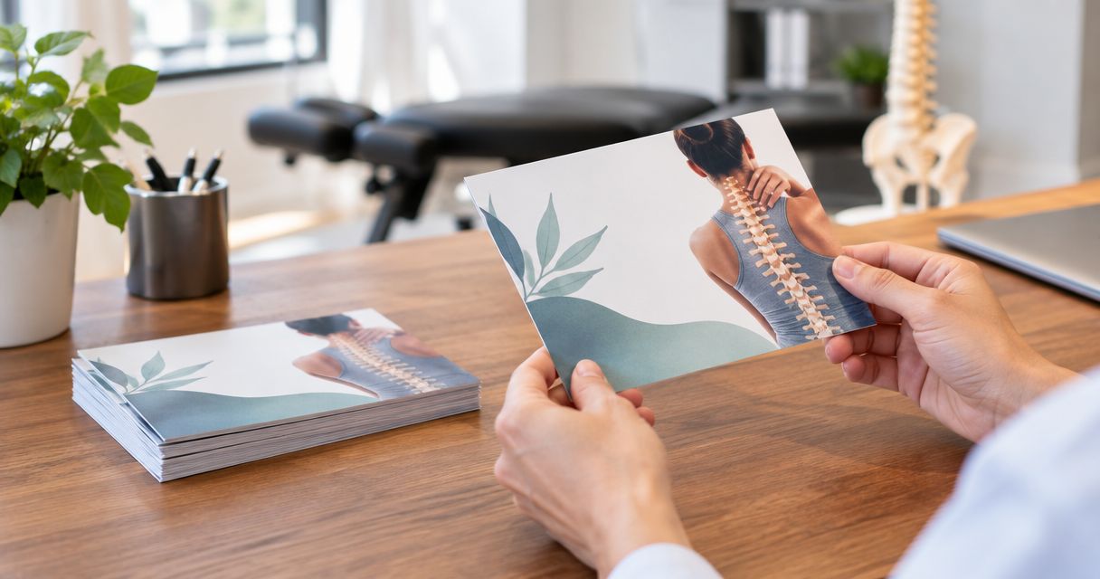 Custom postcards for chiropractor recall campaigns