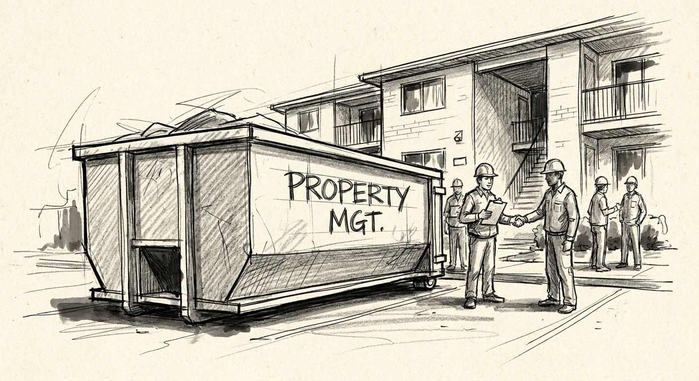 Best dumpster rental for property management companies