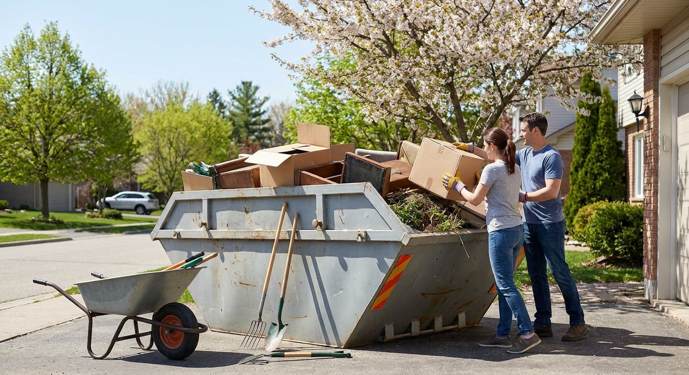 Skip bins for spring cleaning projects
