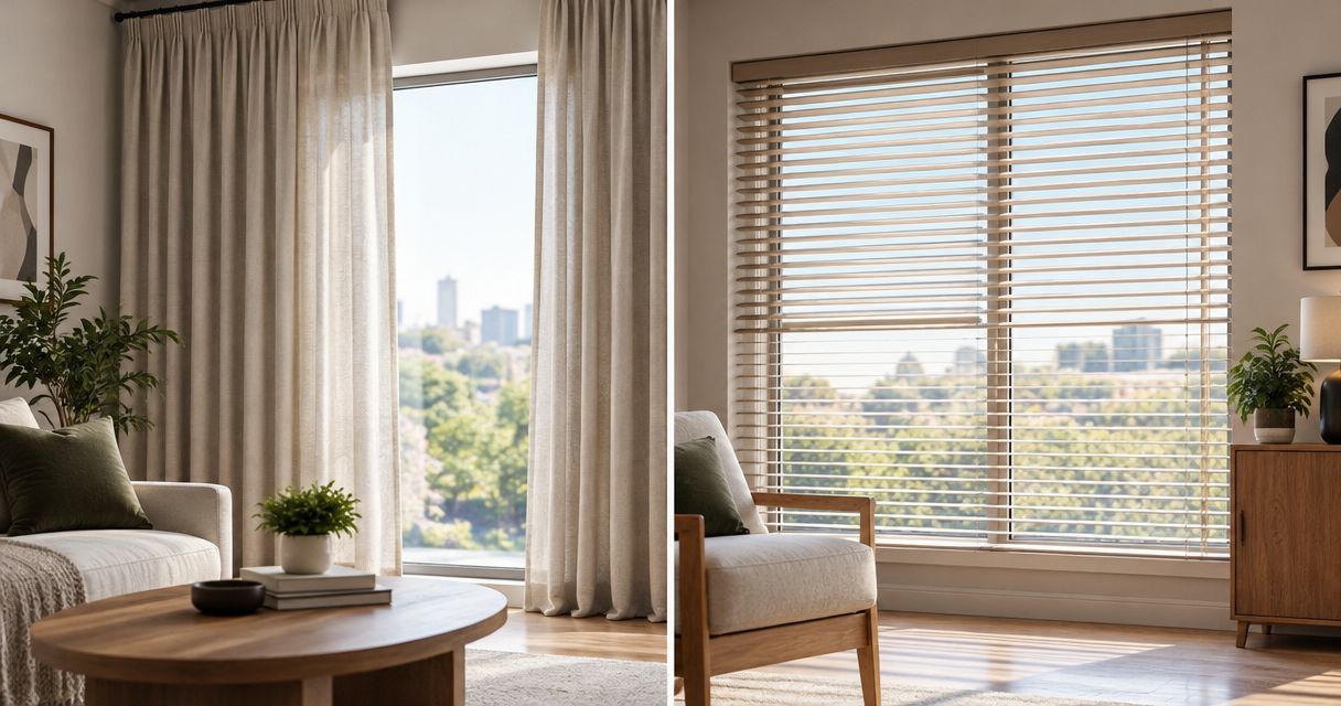 Drapes vs blinds: what each costs and when each wins in 2026