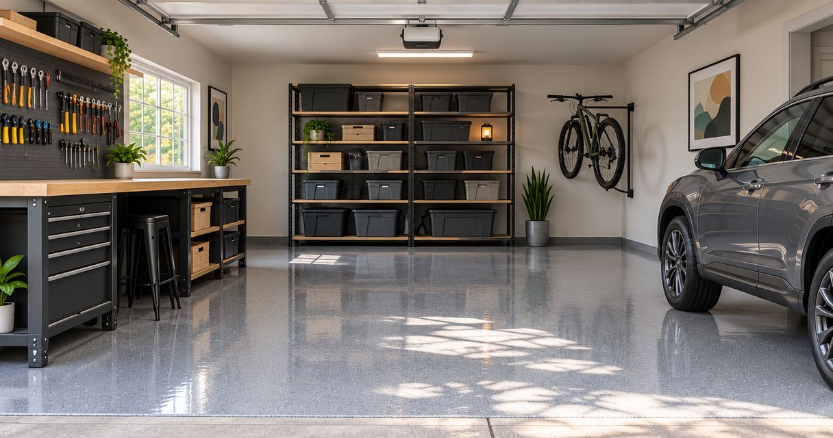 Epoxy flooring in Southington, CT: planning a garage upgrade