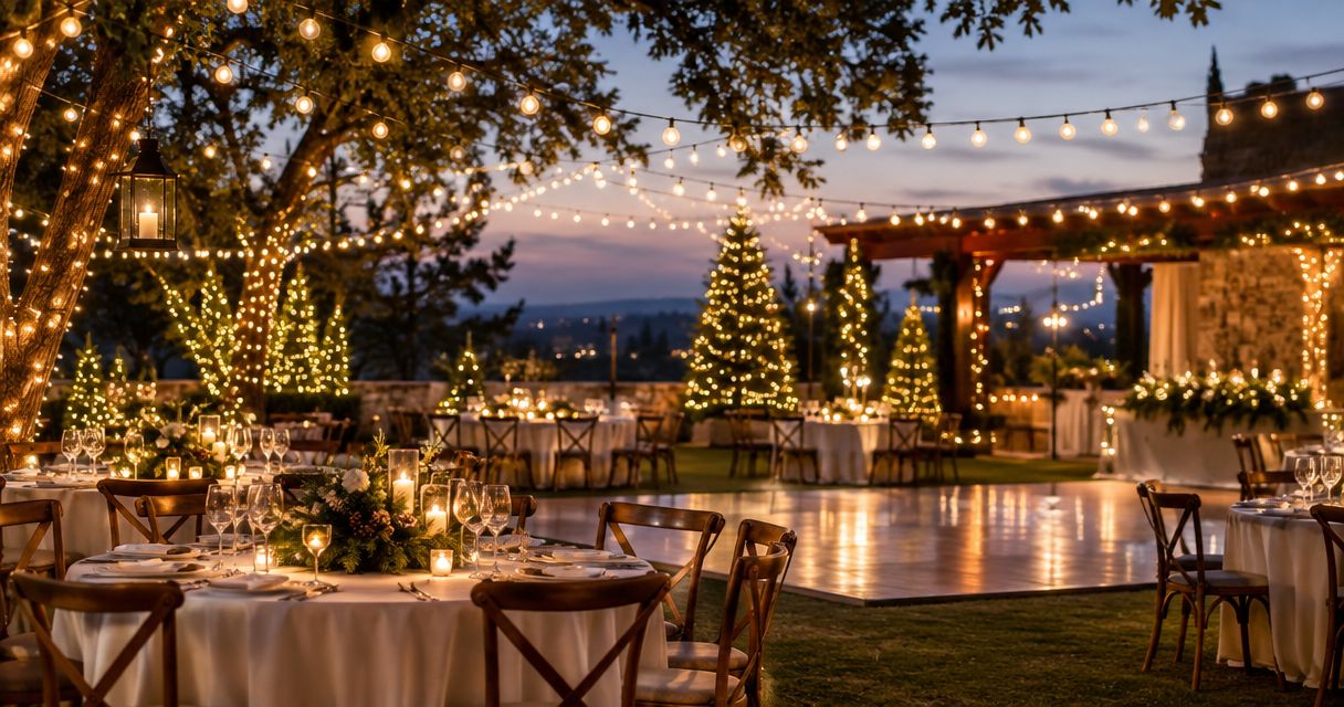 Christmas lighting for wedding and event venues: complete 2026 guide