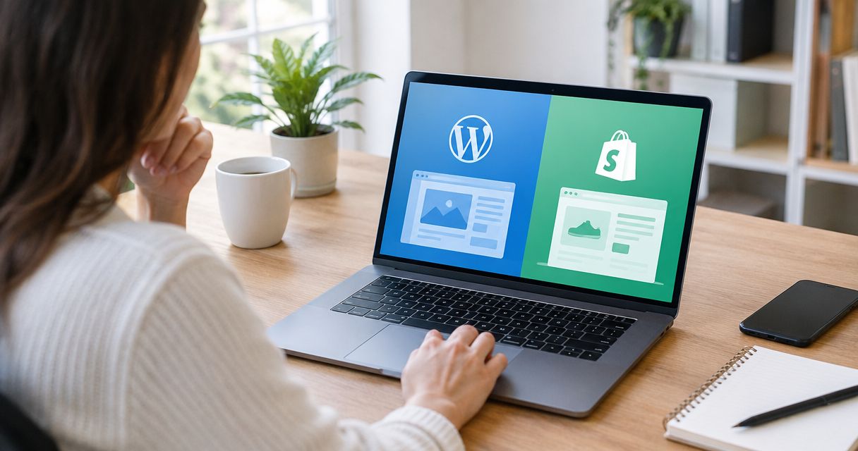 How to choose between WordPress and Shopify for an online store