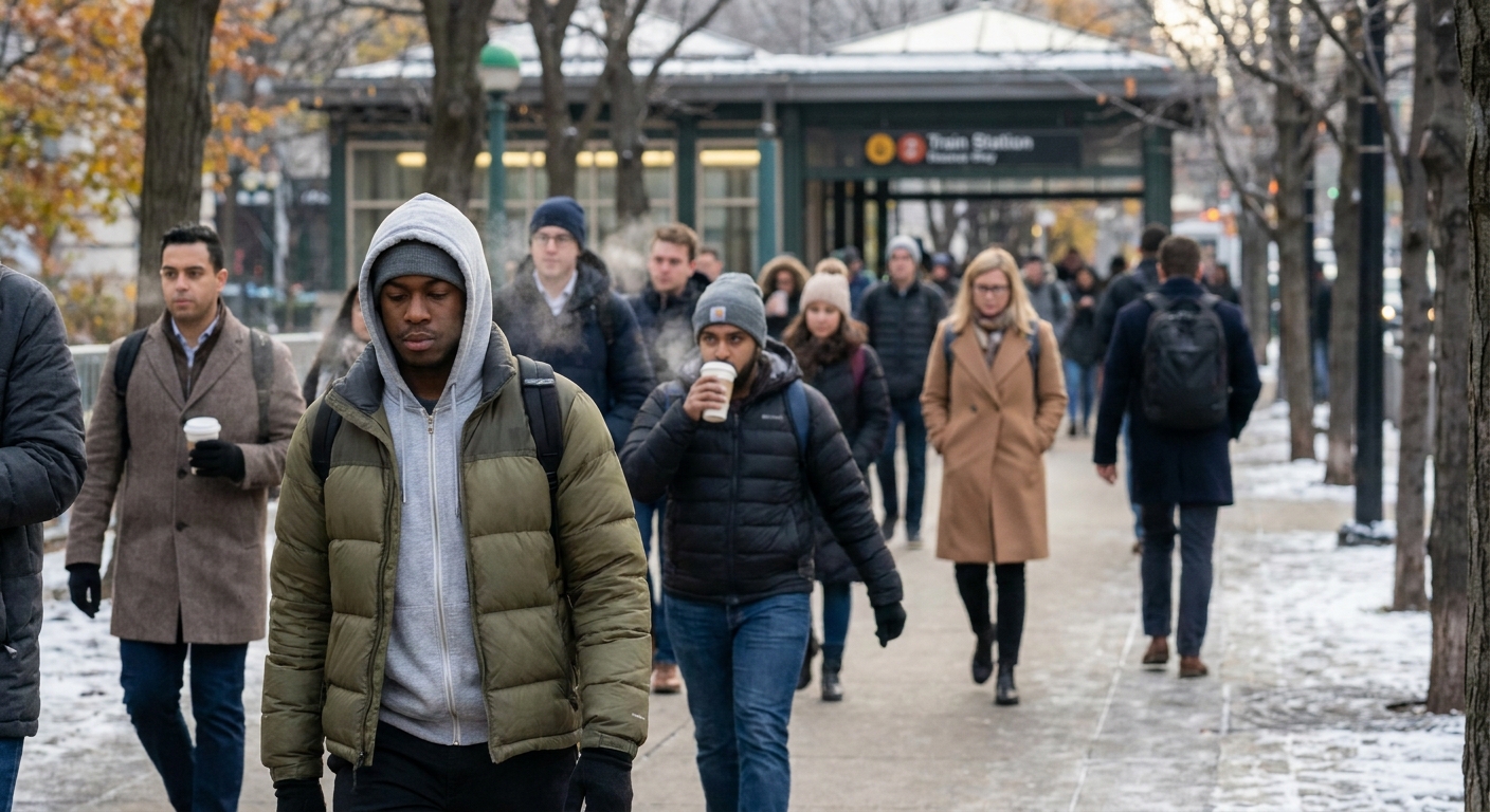 Jackets and hoodies for cold commutes