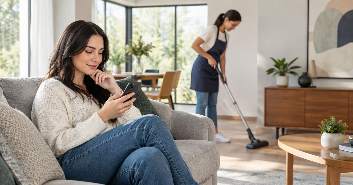 How far in advance should I book a house cleaner?